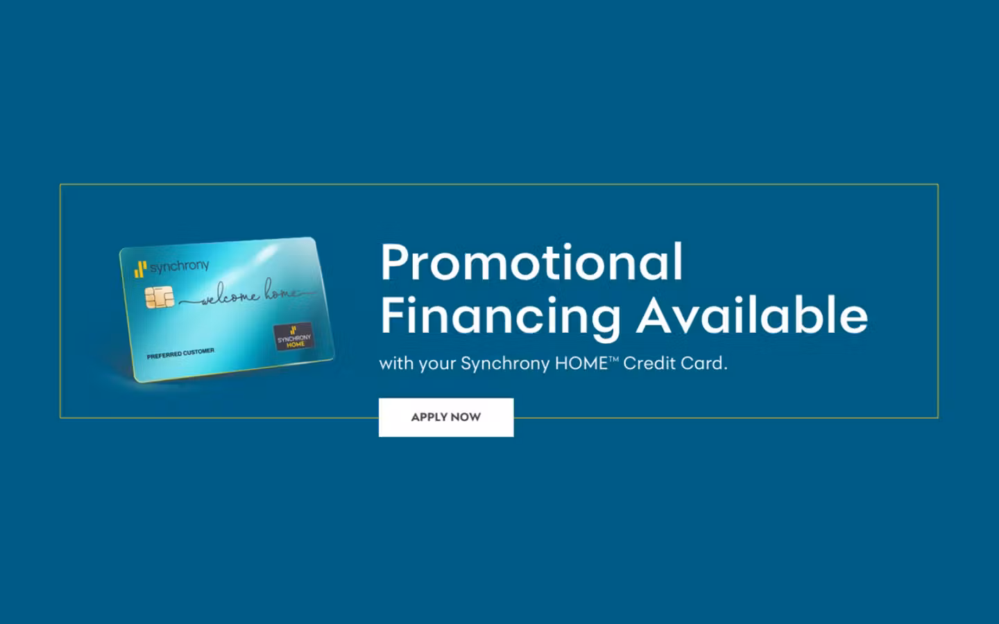 Promotional Financing Available